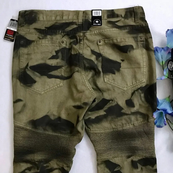 Smith & Graham NWT Tye Dye Skinny Jeans Men W36 L33 - Picture 7 of 11